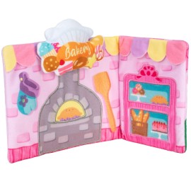 Squishville by Squishmallow Bakery Play Scene, 2 Winston Mini-Squishmallow, 8 Playset, 1 Plush Accessory, Marshmallow-Soft Animals, Bakery Toy