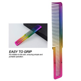 Hair Comb For Cutting,Cutting Combs Professional,Comb Hair Oil Combs Barber Clipper Comb Colorful Professional Detangling Pocket Salon Hot Air Hairdressing Cutting Styling Flat Top Combs