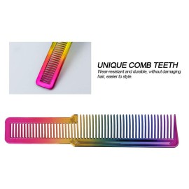 Hair Comb For Cutting,Cutting Combs Professional,Comb Hair Oil Combs Barber Clipper Comb Colorful Professional Detangling Pocket Salon Hot Air Hairdressing Cutting Styling Flat Top Combs