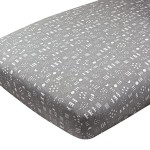 HonestBaby unisex-baby Classics Fitted Crib Sheets Set Standard Mattress, 100% Organic Cotton Baby Boys, Girls, Neutral, 1 Pack - Compass, One Size