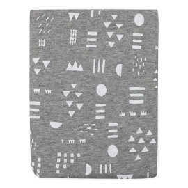 HonestBaby unisex-baby Classics Fitted Crib Sheets Set Standard Mattress, 100% Organic Cotton Baby Boys, Girls, Neutral, 1 Pack - Compass, One Size