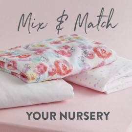 HonestBaby unisex-baby Classics Fitted Crib Sheets Set Standard Mattress, 100% Organic Cotton Baby Boys, Girls, Neutral, 1 Pack - Compass, One Size