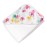 HonestBaby 3-Piece Organic Cotton Hooded Towel & Washcloth Set, Rose Blossom, One Size