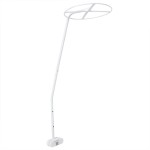 Weiyirot Net Stand, Adjustable Crib Canopy Holder, Clip-on Net Holder Support Bracket Mounting Rack Accessories for Home Crib Cot Bed, Easy Assembly & Installation