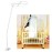 Weiyirot Net Stand, Adjustable Crib Canopy Holder, Clip-on Net Holder Support Bracket Mounting Rack Accessories for Home Crib Cot Bed, Easy Assembly & Installation