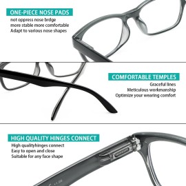 SIGVAN Reading Glasses 5 Packs Blue Light Blocking Eyeglasses Quality Spring Hinge Colorful Computer Readers for Women Men (5 Mix, 0.5, multiplier_x) SIGVAN Reading Glasses 5 Packs Blue Light Blocking Eyeglasses Quality Spring Hinge Colorful Computer Readers for Women Men (5 Mix, 0.5, multiplier_x)