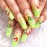 CHANGAR Fruit Nail Art Slices, 3D DIY Nail Art Fimo Slime Supplies Stickers Decoration Colorful Apple Kiwi Fruit Banana Lemon Strawberry Watermelon for DIY Crafts, Nail Art and Cellphone Decoration