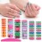 SILPECWEE 5 Sheets Halloween Nail Wraps for Women Holiday Pumpkin Skull Nail Polish Strips Gel Nail Strips Self Adhesive Fingernails Manicure Stickers with Nail File