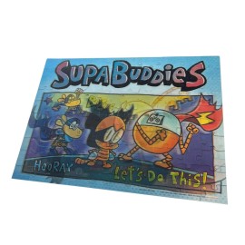 University Games | Dog Man Supa Buddies Lenticular 100 Piece Puzzle