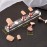 Blulu 2 Sets Acrylic Nail Display Stand Magnetic Press on Nails Practice Holder Stand DIY Painting Fingernail Stand for False Fingernail Manicure Tool Home Salon Use(Rose Gold)