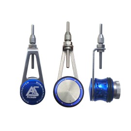 Otomin Fishing Bobbin Knotter FG GT RP Line Wire Knotting Tool Fishing Line Winder Assist Knotting Connector Accessories (Blue)