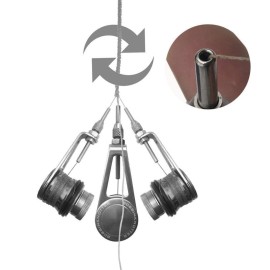 Otomin Fishing Bobbin Knotter FG GT RP Line Wire Knotting Tool Fishing Line Winder Assist Knotting Connector Accessories (Blue)