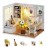 Flever Dollhouse Miniature DIY House Kit Creative Room with Furniture for Romantic Artwork Gift (Sunny Study)