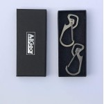 2-pack, Titanium Carabiner Key Chain Holder, bottle opener with Quick Release Multi-tool