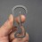 2-pack, Titanium Carabiner Key Chain Holder, bottle opener with Quick Release Multi-tool