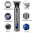 Suttik Hair Trimmer for Men, Professional Hair Clippers for Barber, Beard Trimmer for Men, Cordless Edgers Clippers, Ornate Knight T-Blade Close Cutting Trimmer with LCD, Gray