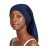 Dreadlock Tube Satin Sleep Cap for Braids Dark Blue