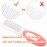 Baby Hair Brush and Comb Set for Newborns & ToddlersNatural Soft BristlesIdeal for Cradle Cap Baby Registry Gift (Pink)