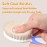 Baby Hair Brush and Comb Set for Newborns & Toddlers | Natural Soft Goat Bristles | Ideal for Cradle Cap | Perfect Baby Registry Gift (Blue)