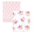 Hudson Baby Unisex Baby Silky Plush and Coral Fleece Blanket, Blossoms, 30x36 inches
