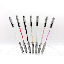 10 Multi-colors Double Sided Microblading Handles Individually Packaged with Lot  and Exp. Date for Microblades 10 Multi-colors Double Sided Microblading Handles Individually Packaged with Lot  and Exp. Date for Microblades