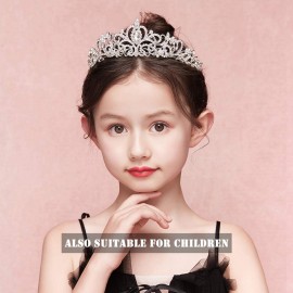 COCIDE Tiara Crystal Crowns Princess Rhinestone Crown with Combs Bride Headbands Bridal Wedding Prom Birthday Party Hair Accessories Jewelry for Women Girls (Silver) COCIDE Tiara Crystal Crowns Princess Rhinestone Crown with Combs Bride Headbands Bridal Wedding Prom Birthday Party Hair Accessories Jewelry for Women Girls (Silver)