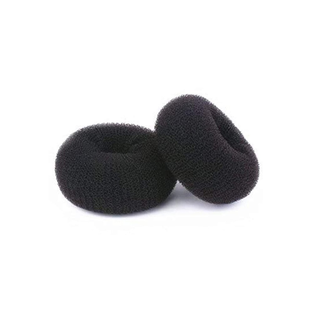 Extra Hair Donut Ring Bun Maker for Kids, Chignon Shaper for Short and Thin Hair (2.5 Inch, Black) Extra Hair Donut Ring Bun Maker for Kids, Chignon Shaper for Short and Thin Hair (2.5 Inch, Black)