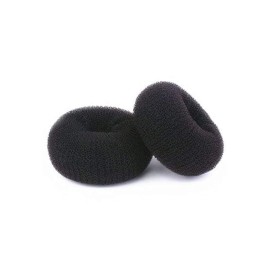 Extra Hair Donut Ring Bun Maker for Kids, Chignon Shaper for Short and Thin Hair (2.5 Inch, Black) Extra Hair Donut Ring Bun Maker for Kids, Chignon Shaper for Short and Thin Hair (2.5 Inch, Black)