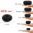 Extra Hair Donut Ring Bun Maker for Kids, Chignon Shaper for Short and Thin Hair (2.5 Inch, Black)