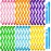 30 Pieces Heatless Waves Curlers Spiral Curls Styling Kit No Heat Hair Waver Spiral Curlers Rollers with 2 Pieces Styling Hooks for Most Hairstyles (25 cm)