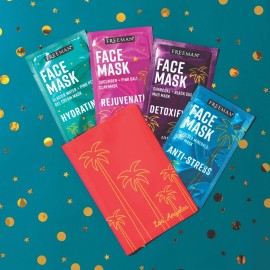 Freeman Beauty Passport to Glow Face Mask Set for Skin Care, With Charcoal, Clay, and Mud Masks, Set of 5 Freeman Beauty Passport to Glow Face Mask Set for Skin Care, With Charcoal, Clay, and Mud Masks, Set of 5