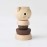 Wee Gallery Wood Stacker (Cat) Classic Learning Toy for Baby Development, Motor Skills, Problem Solving Activity, Child Safe Natural Materials, for Ages 18 Months and Up