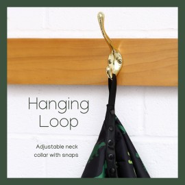 Kids Barber Cape For Boys Hair Cutting at Home, Salon or Barber Shop, Kids Hair Cutting Cape for Boys and Toddlers, Adjustable Neck with Plastic Snaps, Dinosaur