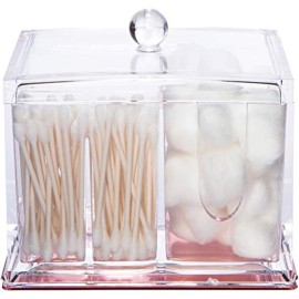 GROOVI BEAUTY | Frenchy | Store and organize makeup products, beauty tools, & desk supplies! Multi-tasking unit featuring 4 compartments with a removable lid to keep accessories neat and dust-free