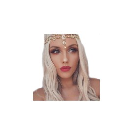 Aceorna Wedding Headbands Chain Floral Jewelry Hair Pieces Crystal Pearl Headpiece Festival Holloween Costume Bridal Accessories for Women and Girls (Gold) Aceorna Wedding Headbands Chain Floral Jewelry Hair Pieces Crystal Pearl Headpiece Festival Holloween Costume Bridal Accessories for Women and Girls (Gold)