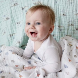 aden + anais Dream Blanket-Muslin Baby Blankets for Girls & Boys-Ideal Lightweight Newborn Nursery & Crib Blanket-Unisex Toddler & Infant Bedding-Shower & Registry Gift, Hogwarts Essentials