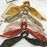 Chiffon Floral Hair Scarf with Ribbon Bows for Women and Girls - 5 Pcs Scrunchies with Ponytail Holders
