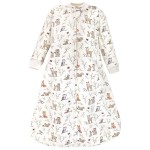 Hudson Baby Unisex Baby Premium Quilted Long Sleeve Sleeping Bag and Wearable Blanket, Enchanted Forest, 0-6 Months