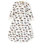 Hudson Baby Unisex Baby Premium Quilted Long Sleeve Sleeping Bag and Wearable Blanket, Moose Bear, 12-18 Months