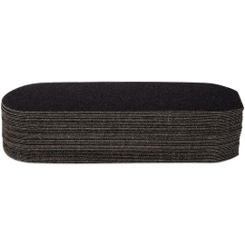 PANA 40 Pieces Large Black Pedi File Refill for Stainless Steel Foot File Sanding Foot Rasp - Easy Strip Peel Pedicure Refill Pads - Grit 150 PANA 40 Pieces Large Black Pedi File Refill for Stainless Steel Foot File Sanding Foot Rasp - Easy Strip Peel Pedicure Refill Pads - Grit 150