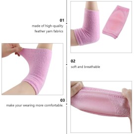 ARTIBETTER 2 Pairs Of Elbow Moisturizing Sleeve Elbow Gel Cover Elbow Protection Cover Sports Support Brace for Spa Beauty Home ARTIBETTER 2 Pairs Of Elbow Moisturizing Sleeve Elbow Gel Cover Elbow Protection Cover Sports Support Brace for Spa Beauty Home