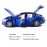 gidoyi Toy Car Model S Alloy Model Cars Pull Back Vehicles 1/32 Scale Car Toys for Toddlers Kids (Blue)