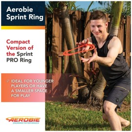 Aerobie Sprint Ring Outdoor Flying Disc, 10 Inches, Yellow
