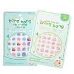 Nail Wraps for Kids, Non-Toxic Premium Nail Stickers for Kids, Self-Adhesive, Long-Lasting Nail Art for Girls, Includes Bonus Nail File, 2-Pack/60 Count (7+ yo, Glitter Pack)