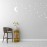 Moon and Stars Wall Decal Vinyl Sticker, Removable Children Kids Art DIY Sticker Mural for Boy Girls Baby Room Decoration Good Night Nursery Wall Decor Home House Bedroom Design (White)