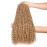 Leeven 18 Inch Long Passion Twist Crochet Hair 7 Pcs Synthetic Water Wave Crochet Braids Hair For Butterfly Locs 126 Roots Crochet Passion Twist Braiding Hair for Women