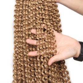 Leeven 18 Inch Long Passion Twist Crochet Hair 7 Pcs Synthetic Water Wave Crochet Braids Hair For Butterfly Locs 126 Roots Crochet Passion Twist Braiding Hair for Women Leeven 18 Inch Long Passion Twist Crochet Hair 7 Pcs Synthetic Water Wave Crochet Braids Hair For Butterfly Locs 126 Roots Crochet Passion Twist Braiding Hair for Women