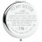 Fnbgl Sister Gifts from Sister Brother, Sisters Birthday Gift Ideas, for Girls Womens, Great Gifts for Mothers Day, Graduation Present for Her Silver Compact Mirror