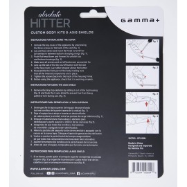 GAMMA+ Replacement Absolute Hitter Hair Trimmer Model Lids - Clear and Matte White GAMMA+ Replacement Absolute Hitter Hair Trimmer Model Lids - Clear and Matte White