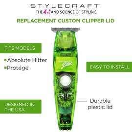 StyleCraft Replacement Lids and Axis Shields Compatible with Absolute Hitter and Protege Hair Trimmers StyleCraft Replacement Lids and Axis Shields Compatible with Absolute Hitter and Protege Hair Trimmers